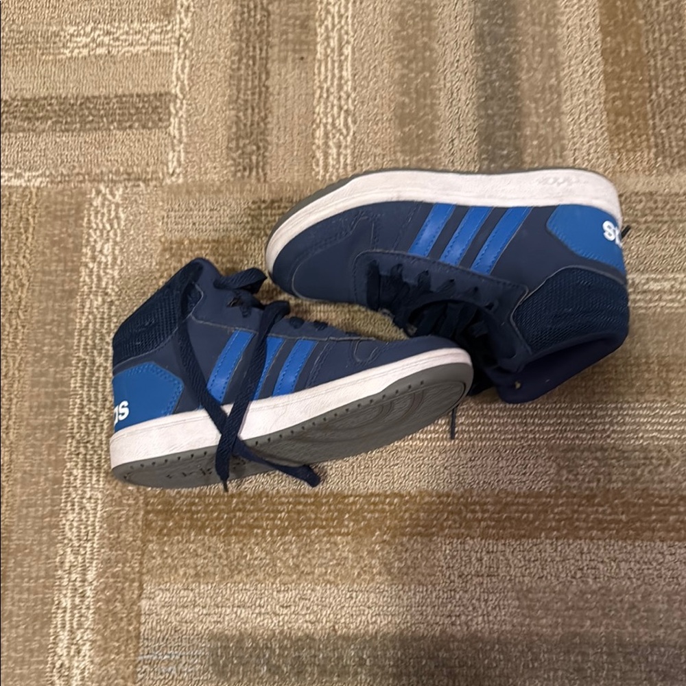 Adidas Blue High-Top Sneakers